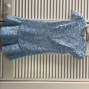 Alice and Olivia baby blue dress